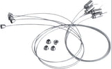 Kit Intec 6 Pezzi Cavi Di Acciaio per Pannello Ad Incasso 150cm Illuminazione/Illuminazione per interni/Lampadari lampade a sospensione e plafoniere/Plafoniere Liquidator Italia - Nicosia, Commerciovirtuoso.it