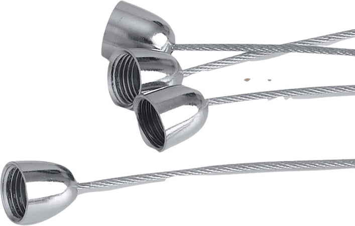 Kit Intec 6 Pezzi Cavi Di Acciaio per Pannello Ad Incasso 150cm Illuminazione/Illuminazione per interni/Lampadari lampade a sospensione e plafoniere/Plafoniere Liquidator Italia - Nicosia, Commerciovirtuoso.it