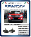KIT LED JEEP COMPASS II D5S 100W CANBUS 6000K CONVERSIONE BI-XENON LUCE BIANCO FREDDO