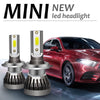 KIT LED MINI H8 ANGEL EYES 12V-24V ULTRA SLIM CAMBAS ALTA POTENZA AUTO MOTO CAMPER