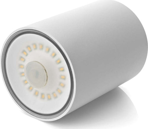 Kit-Luce-Da-Esterno-Ricaricabile-Magnet-Moderna-Alluminio-Bianco-Led