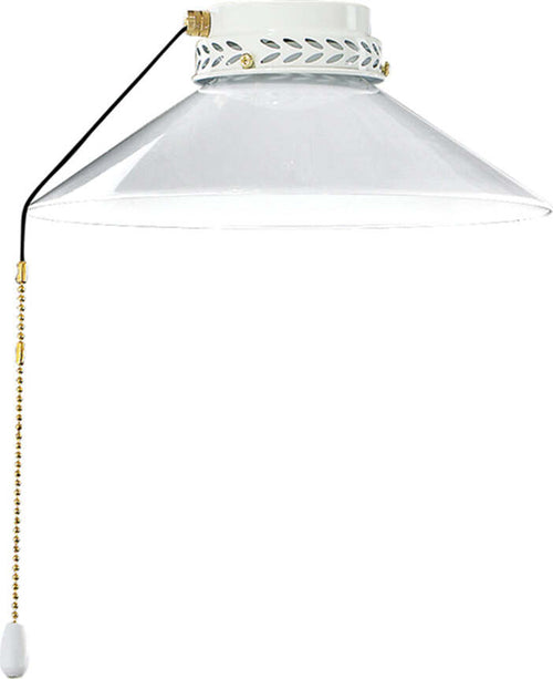 Kit-Luce-Vetro-Bianco-Piccolo-Con-Portalamapada-Ottone-Brunito