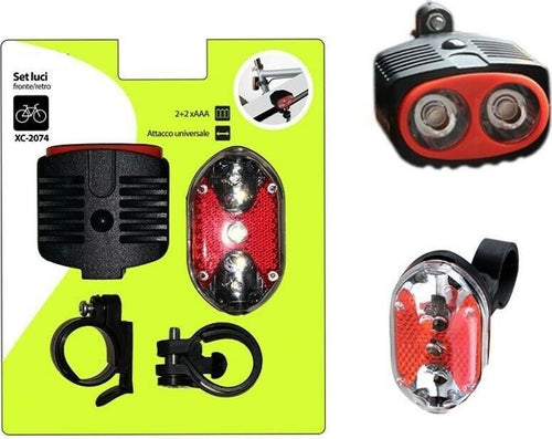 Kit Luci Anteriore Posteriore Fronte Retro Universale Per Bici Bicicletta Xc2074 Sport e Tempo Libero > Ciclismo > Luci per Bici > Sport Trade Shop italia - Napoli, Commerciovirtuoso.it