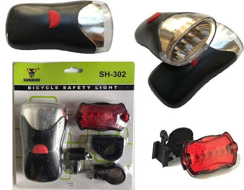 Kit Luci Led Per Bici Faro Bicicletta Stop Luce Posteriore E Led Anteriore Nero Sport e Tempo Libero > Ciclismo > Luci per Bici Trade Shop italia - Napoli, Commerciovirtuoso.it