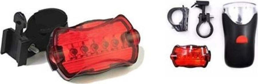 Kit Luci Led Per Bici Faro Bicicletta Stop Luce Posteriore E Led Anteriore Nero Sport e Tempo Libero > Ciclismo > Luci per Bici Trade Shop italia - Napoli, Commerciovirtuoso.it