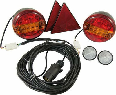 Kit luci standard con fanali rotondi a led