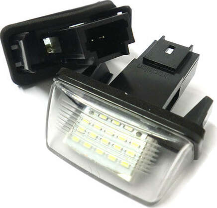 Kit-Luci-Targa-Led-Peugeot-206-Plus-207-407-406-306-307-308-5008-Partner-Citroen-C3-Picasso-C4-C5-Berlingo-Saxo-Xsara-Carall