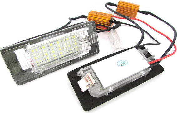 Kit-Luci-Targa-Led-VW-Touran-2011-Touareg-B7-Polo-Sharan-II-Passat-Jetta-Golf-V-VI-Plus-Carall