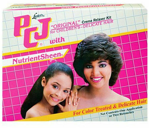 Kit Luster's Pcj Adult Formula No-Lye Creme Rilassante Attivatore Di Colore Nutriente Shampoo balsamo Pettine E Lozione