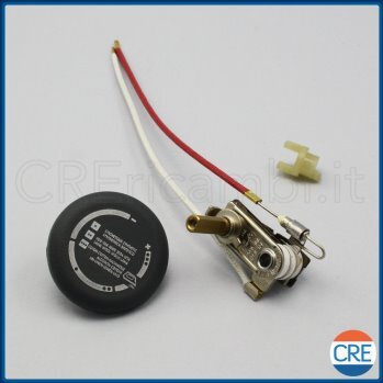 Kit-Manopola-Temperatura-con-Termostato,-Fusibile,-Distanziale-per-Vaporetto-e-Vaporella