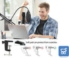 Kit Microfono a Condensatore Cardioide per Podcasting Voice Over Streaming YouTube per Computer Desktop Laptop MAC o Windows Android iOS USB
