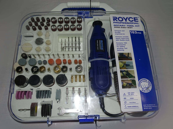 KIT MINI TRAPANO MINIUTENSILE ROTATIVO MINITRAPANO DREMEL CON 163 ACCESSORI 300W Fai da te/Utensili elettrici e a mano/Utensili elettrici/Trapani/Trapani avvitatori Trade Shop italia - Napoli, Commerciovirtuoso.it