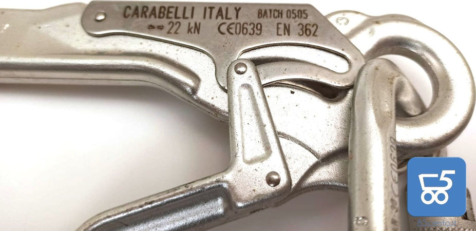 Kit Moschettone Carabelli 22 Kn Lega Climbing Chiusura catch-free Chiusura Automatica Doppia Leva