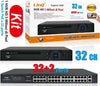 Kit Nvr Hd 32 Canali + Switch Poe 32 Porte 1080p 500w 5 Milioni Di Pixel Nvr3232 Fai da te/Sicurezza e protezione/Sistemi di sicurezza domestica/Kit video per la sicurezza domestica/Videoregistratori di sorveglianza Trade Shop italia - Napoli, Commerciovirtuoso.it