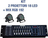 KIT PAR LED FARO RGB 36 LED STROBO PROGRAMMABILE DMX + MIXER 192 Illuminazione/Illuminazione per esterni/Proiettori Trade Shop italia - Napoli, Commerciovirtuoso.it