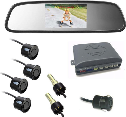 KIT PARCHEGGIO AUTO 4 SENSORI NERI TELECAMERA RETROMARCIA SPECCHIETTO MONITOR Elettronica/Elettronica per veicoli/Elettronica per auto/Sistemi video/Videocamera da cruscotto Trade Shop italia - Napoli, Commerciovirtuoso.it
