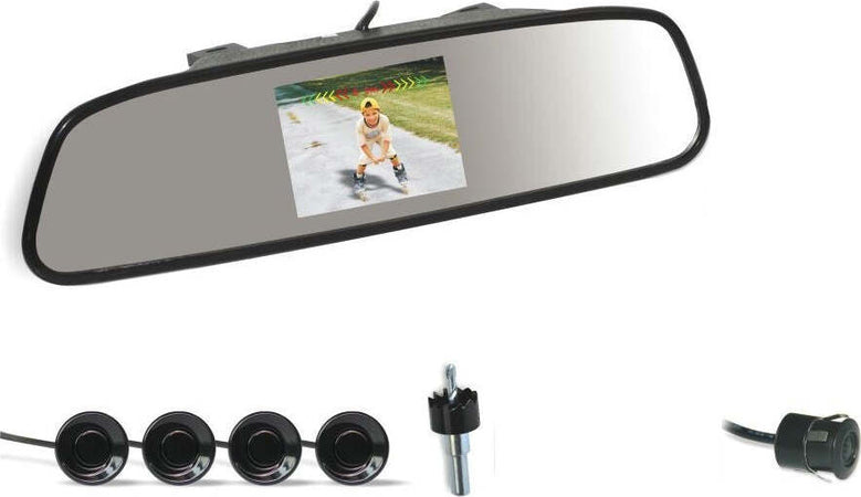 KIT PARCHEGGIO AUTO 4 SENSORI NERI TELECAMERA RETROMARCIA SPECCHIETTO MONITOR Elettronica/Elettronica per veicoli/Elettronica per auto/Sistemi video/Videocamera da cruscotto Trade Shop italia - Napoli, Commerciovirtuoso.it