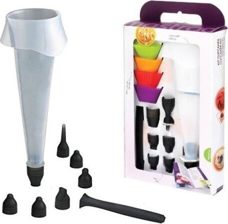 KIT PER CUPCAKES PIROTTINI STAMPINI MUFFIN DOLCI MASTRAD PARIS Casa e cucina/Teglie da forno e accessori per pasticceria/Accessori e utensili per pasticceria/Pirottini riutilizzabili per muffin Trade Shop italia - Napoli, Commerciovirtuoso.it