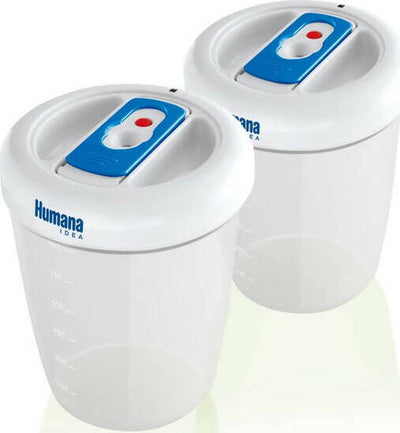 Kit Per La Conservazione Sottovuoto Di Alimenti Humana Noair 2 Contenitori Casa e cucina/Elettrodomestici per la cucina/Accessori e parti di ricambio/Accessori per macchine sottovuoto Sanitaria Gioia del Bimbo - Villa San Giovanni, Commerciovirtuoso.it