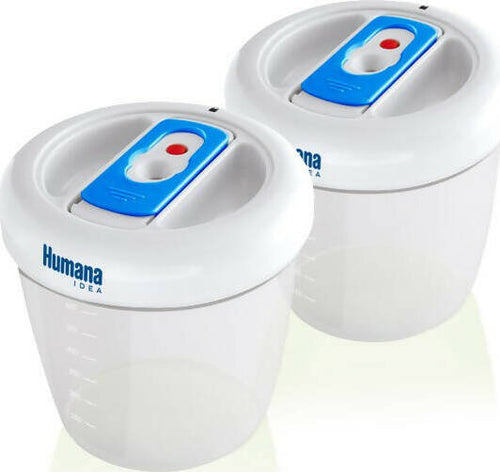 Kit Per La Conservazione Sottovuoto Di Alimenti Humana Noair 2 Contenitori Casa e cucina/Elettrodomestici per la cucina/Accessori e parti di ricambio/Accessori per macchine sottovuoto Sanitaria Gioia del Bimbo - Villa San Giovanni, Commerciovirtuoso.it