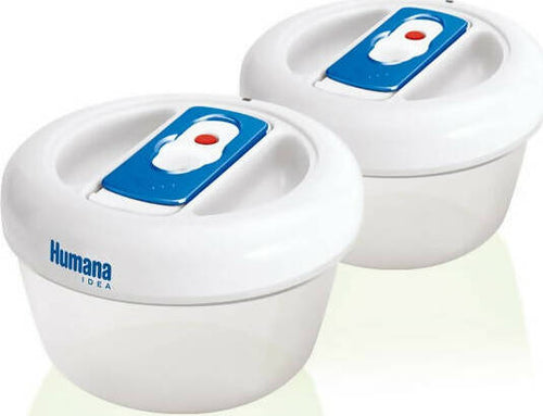 Kit Per La Conservazione Sottovuoto Di Alimenti Humana Noair 2 Contenitori Casa e cucina/Elettrodomestici per la cucina/Accessori e parti di ricambio/Accessori per macchine sottovuoto Sanitaria Gioia del Bimbo - Villa San Giovanni, Commerciovirtuoso.it