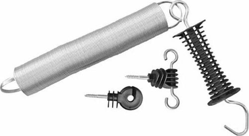Kit per porta con maniglia e isolatori e molla