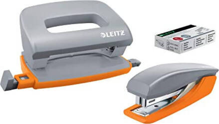 Kit Perforatore + Cucitrice Leitz Urban Chic 14x20x5cm Cucitrice Con Perforatore Per Punti Leitz Inclusi Leitz Power