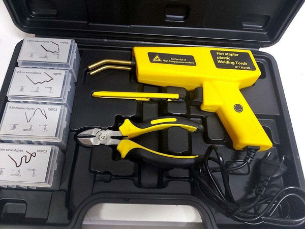 Kit Pistola Saldatrice Saldatura Plastica 200w Riparazione Paraurti Auto 400pz Fai da te/Utensili elettrici e a mano/Utensili elettrici/Attrezzature per saldatura e dissaldatura/Saldatori a pistola e saldatrici/Pistole Trade Shop italia - Napoli, Commerciovirtuoso.it