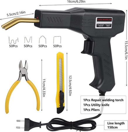 Kit Pistola Saldatrice Saldatura Plastica 70 W Riparazione Paraurti Auto 200pz Fai da te/Utensili elettrici e a mano/Utensili elettrici/Attrezzature per saldatura e dissaldatura/Saldatori a pistola e saldatrici/Pistole Trade Shop italia - Napoli, Commerciovirtuoso.it