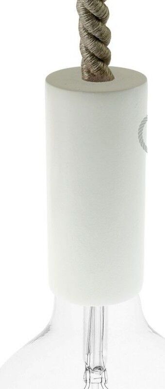 Kit portalampada e27 in legno per cordone xl bianco Illuminazione/Illuminazione per interni/Lampade/Basi per lampade Led Mall Home - Napoli, Commerciovirtuoso.it