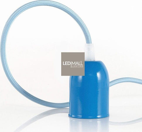 Kit portalampada E27 semisferico in metallo colorato Illuminazione/Illuminazione per interni/Lampade/Basi per lampade Led Mall Home - Napoli, Commerciovirtuoso.it
