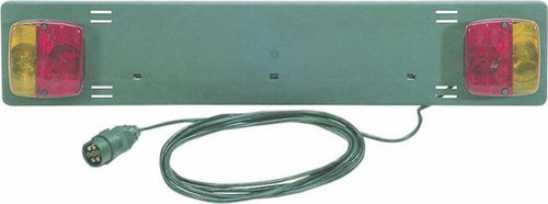 Kit portatarga 12 V in PVC e lunghezza 750mm