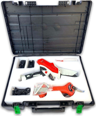 Kit Potatura 2 In 1 Forbici Cesoia Motosega Elettrica A Batteria 18v 1.5 Ah Fai da te/Utensili elettrici e a mano/Attrezzi da giardinaggio/Forbici e cesoie per potatura Trade Shop italia - Napoli, Commerciovirtuoso.it