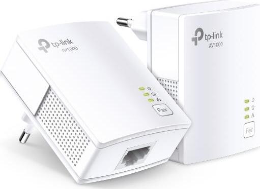 Kit-Powerline-AV1000-1-Porta-Gbit-Plug-&-Play-TL-PA7017-KIT-Tp-Link