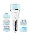 Kit Professionale Epilatore Da Donna 6 In 1 Display Led Ipx7 Impermeabile V-733
