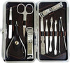 KIT PROFESSIONALE MANICURE PEDICURE SOPRACCIGLIA 11 PEZZI IN CUSTODIA ECOPELLE Bellezza/Manicure e pedicure/Strumenti e accessori/Kit pedicure e manicure Trade Shop italia - Napoli, Commerciovirtuoso.it