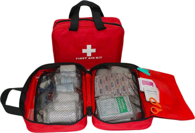 KIT PRONTO PRIMO SOCCORSO COMPLETO CON BORSA PER AUTO MOTO CASA FAI DA TE Auto e Moto/Accessori per auto/Accessori di emergenza/Kit di pronto soccorso Trade Shop italia - Napoli, Commerciovirtuoso.it