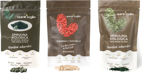 Kit-Prova-2-settimane:-VitC-+-Spirulina-Bio-croccante-+-Spirulina-Bio-capsule-+-spese-spedizione-Gratuite-+-buono-sconto-da-5€-per-il-prossimo-ordine