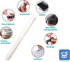 Kit Pulizia Cuffie Auricolari Multifunzione 3 in 1 in ABS Spugna e spazzolina Bianco