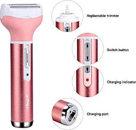 Kit-Rasoio-Rifinitore-Depilatore-Da-Donna-Ricaricabile-Elettrico-4-In-1-Gm-3074