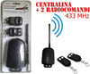 Kit-Ricevitore-2-Telecomandi-Universale-Radiocomando-433mhz-Radio-Cancelli-Luci