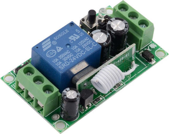 KIT RICEVITORE RELè+ 2 TELECOMANDI UNIVERSALE RADIOCOMANDO 433mhz CANCELLI LUCI  Trade Shop italia - Napoli, Commerciovirtuoso.it