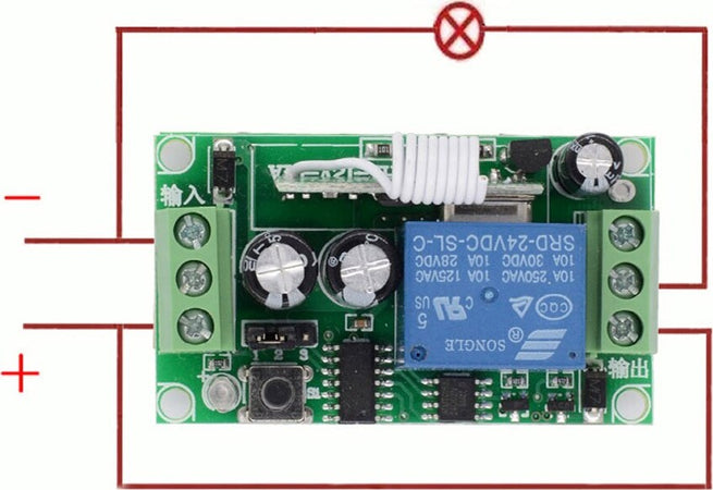 KIT RICEVITORE RELè+ 2 TELECOMANDI UNIVERSALE RADIOCOMANDO 433mhz CANCELLI LUCI  Trade Shop italia - Napoli, Commerciovirtuoso.it