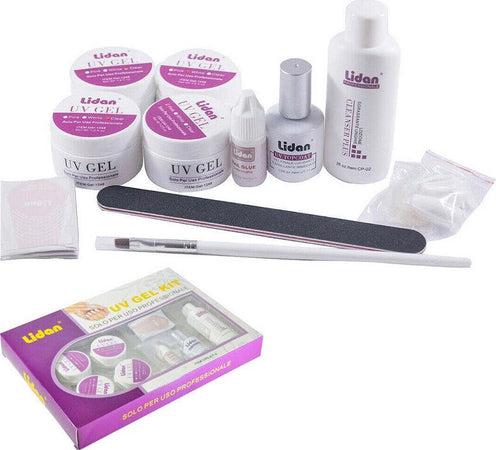 Kit Ricostruzione Unghie Professionale Uv Gel Nail Art Kit Completo Lidan Kit-2 Salute e Bellezza > Manicure e Pedicure Trade Shop italia - Napoli, Commerciovirtuoso.it