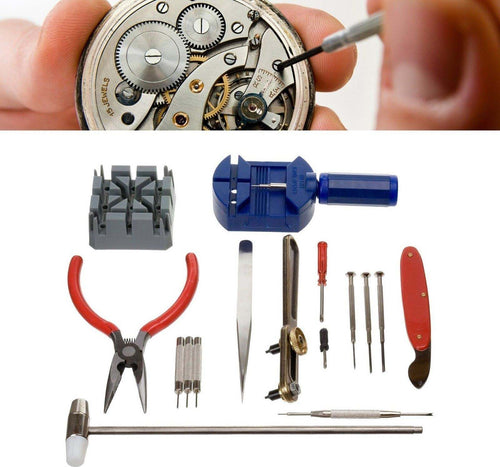 KIT RIPARA OROLOGI APRICASSE TOGLI MAGLIE SET CACCIAVITI RIPARAZIONI CINTURINI Fai da te/Utensili elettrici e a mano/Utensili a mano/Cacciaviti/Set cacciaviti Trade Shop italia - Napoli, Commerciovirtuoso.it
