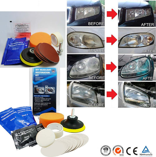 KIT RIPARAZIONE RINNOVA FARI FANALI ELIMINA INGIALLIMENTO AUTO MOTO Auto e Moto/Cura auto e moto/Kit riparazione fari Trade Shop italia - Napoli, Commerciovirtuoso.it