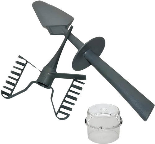 Kit Risparmio Ricambi Bimby TM21 Spatola Farfalla e Misurino