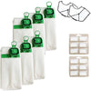 Kit Risparmio Ricambi Folletto Compatibili VK140 VK150 12 Sacchetti 12 Profumi 2 Filtri Griglia Motore