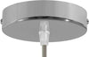 Kit rosone cilindrico in metallo a 1 foro cromo Illuminazione/Illuminazione per interni/Lampadari lampade a sospensione e plafoniere/Componenti per lampadari/Rosoni per lampadari Led Mall Home - Napoli, Commerciovirtuoso.it