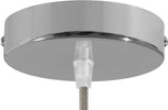 Kit rosone cilindrico in metallo a 1 foro cromo Illuminazione/Illuminazione per interni/Lampadari lampade a sospensione e plafoniere/Componenti per lampadari/Rosoni per lampadari Led Mall Home - Napoli, Commerciovirtuoso.it